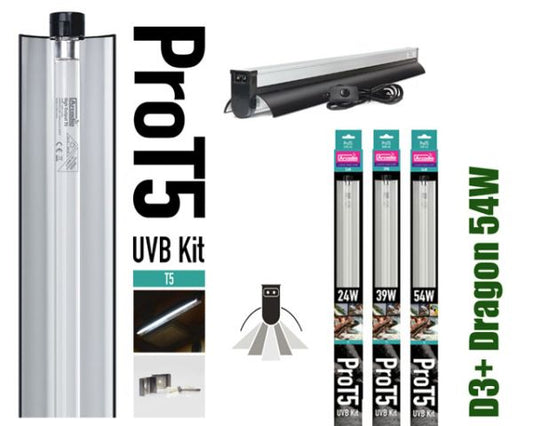Arcadia Pro T5 UVA/UVB Kit D3+ Dragon 54 Watt 14%