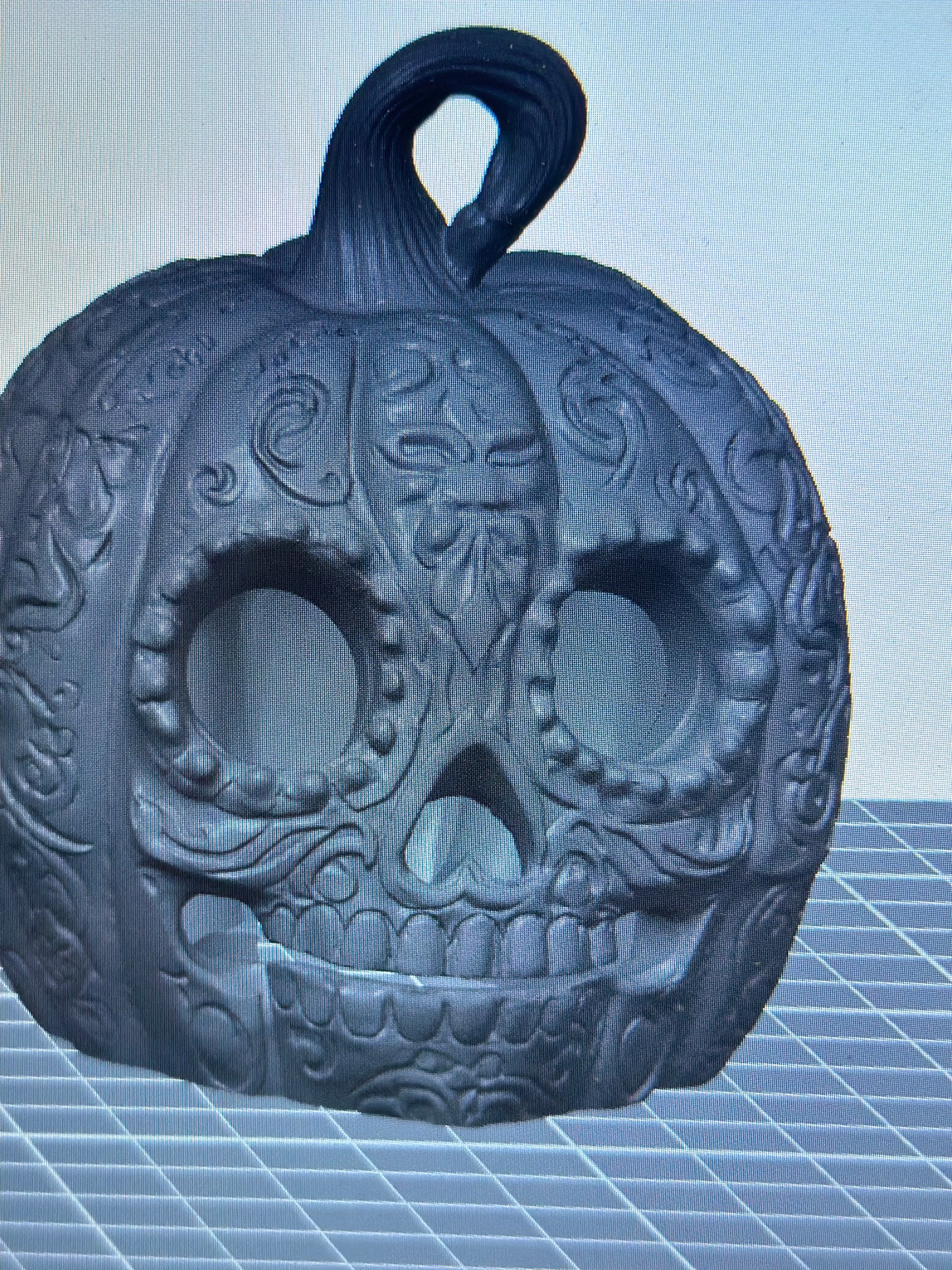 Day of Dead Pumpkin Hide