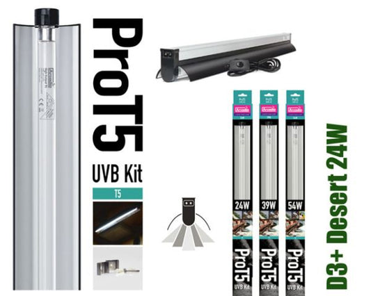 Arcadia Pro T5 UVA/UVB Kit D3+ Desert 24 Watt 12%