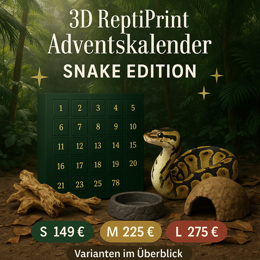 🐍 3D ReptiPrint Adventskalender 2025 – Snake Edition