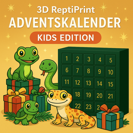 🎄 3D ReptiPrint Adventskalender 2025 – Kids Edition 🎄