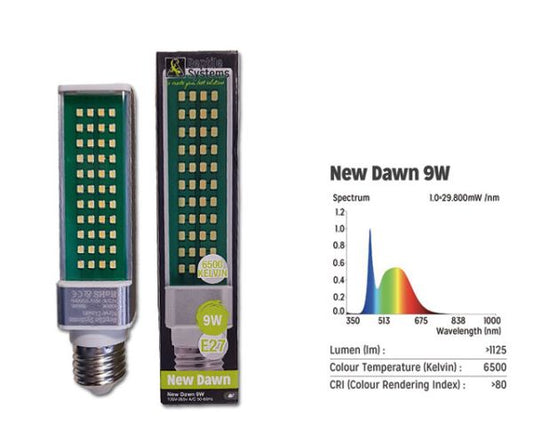 NEW DAWN 6500K 9W/E27